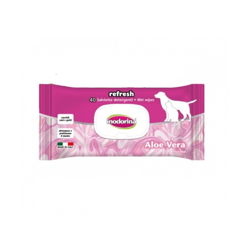 Inodorina Toallitas Refresh  40 Toallitas Aloe Vera