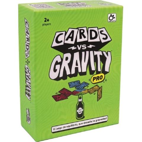 Cards vs Gravity - Juego de Equilibrio y Habilidad 2-6 Jugadores Mercurio    Juego, mesa, entretenimiento, diversión, familia, amigos, estrategia, tablero, cartas, retos, equipos, creatividad, clásico, moderno, temático, dinámico, competitivo