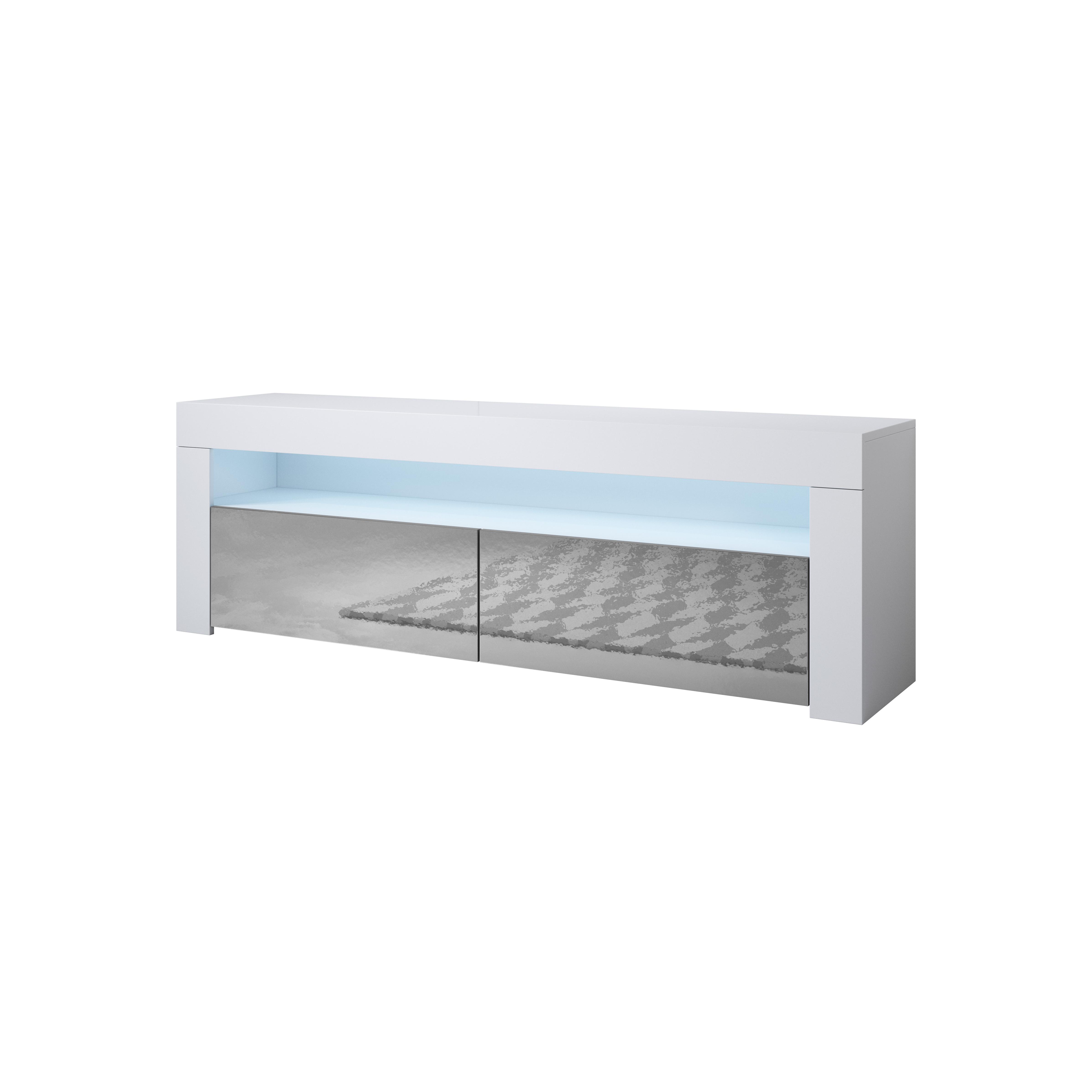 MB Muebles Bonitos - Mueble TV para Salón, LED, Ancho 140cm, Más Colores, Modelo Aker