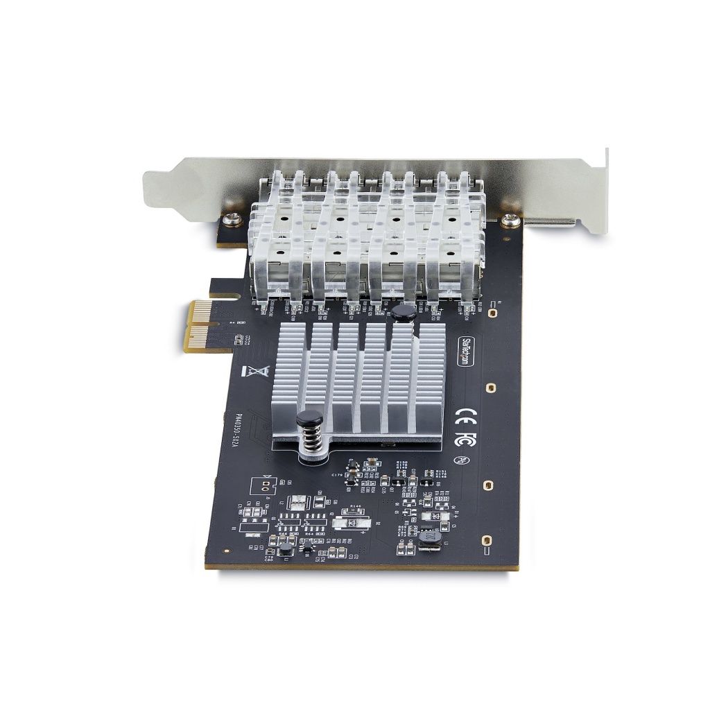 Startech - Tarjeta de red P041GI-NETWORK-CARD con chipset Intel I350-AM4, 4 puertos Gigabit y soporte PXE para servidores y entornos empresariales