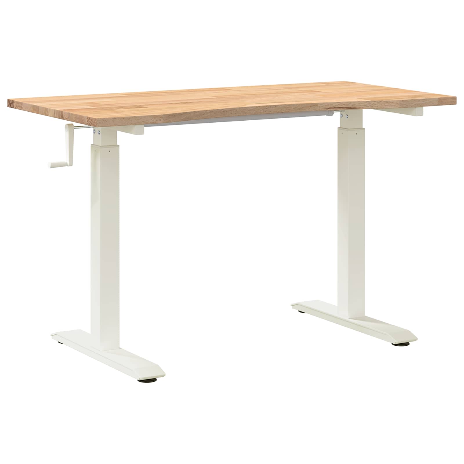 vidaXL Escritorio y Natural 120 x 60 cm Madera de Roble Sólido