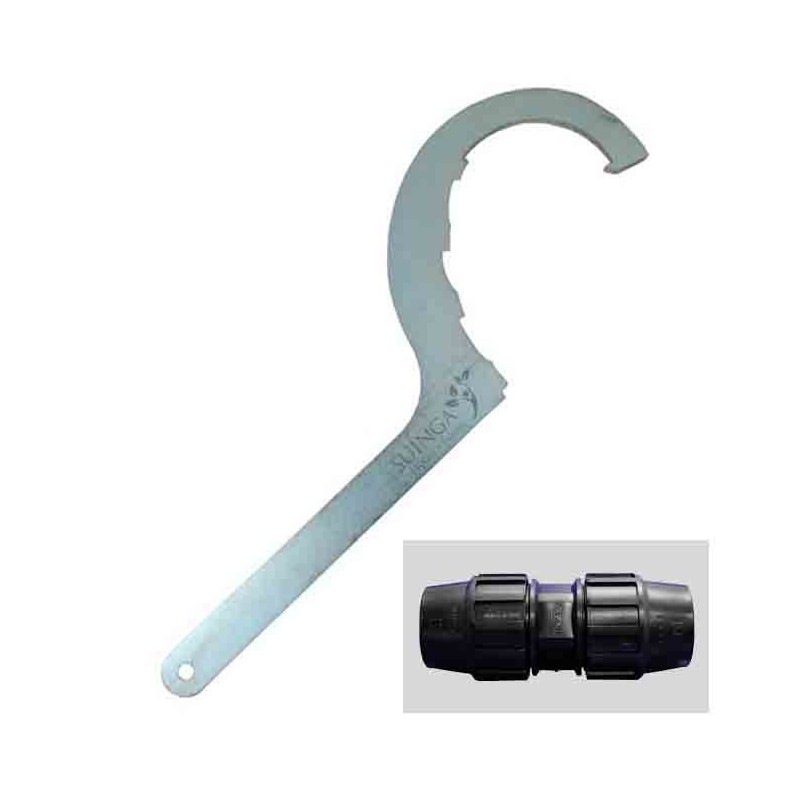 SUINGA Llave Fontaneria Mediana| Llave Tuberia de Polietileno 40mm - 50mm - 63mm | Herramientas de Fontanero para Polietileno y Laton