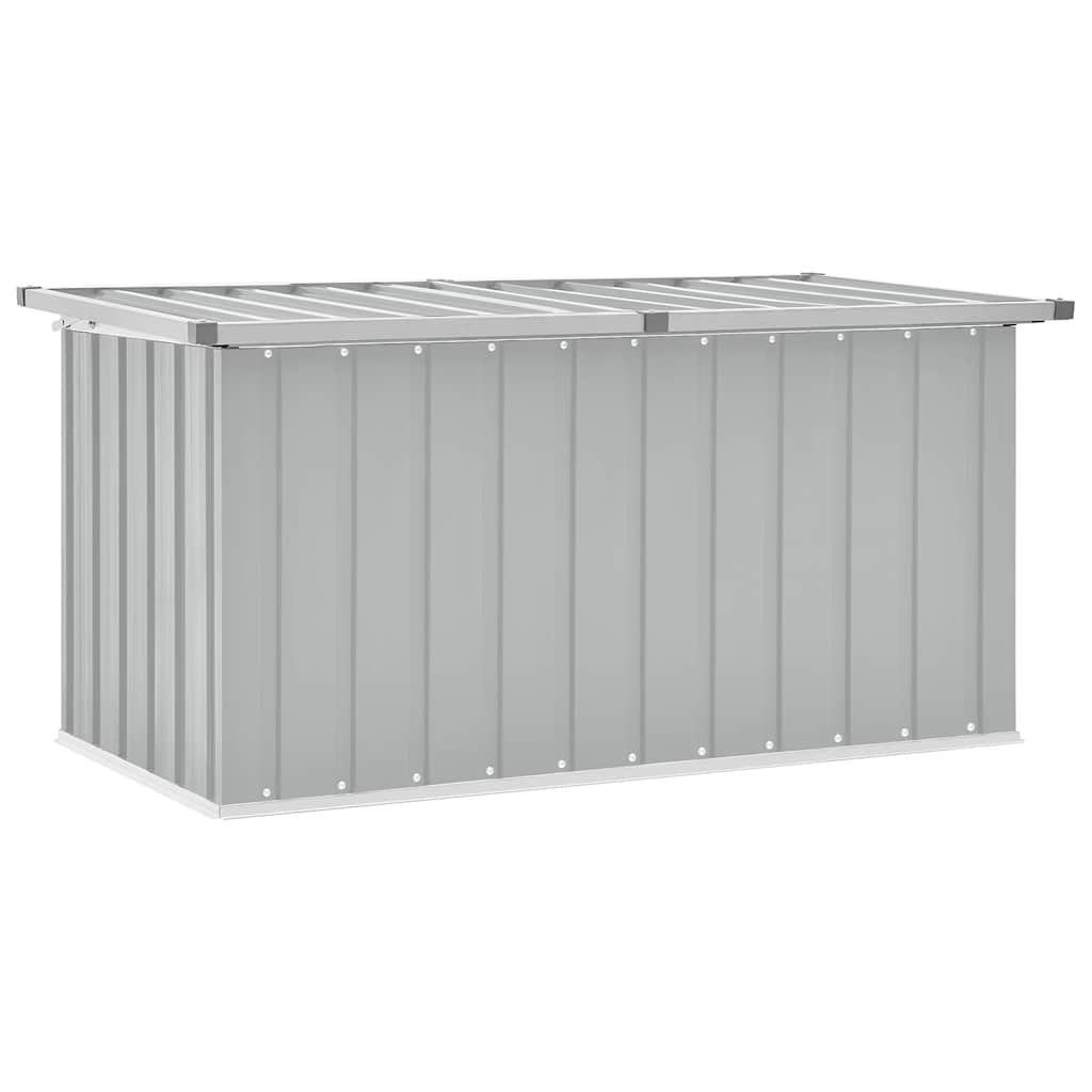 vidaXL Caja de almacenaje para jardín 129x67x65 cm en color Gris/Marrón/Antracita y más