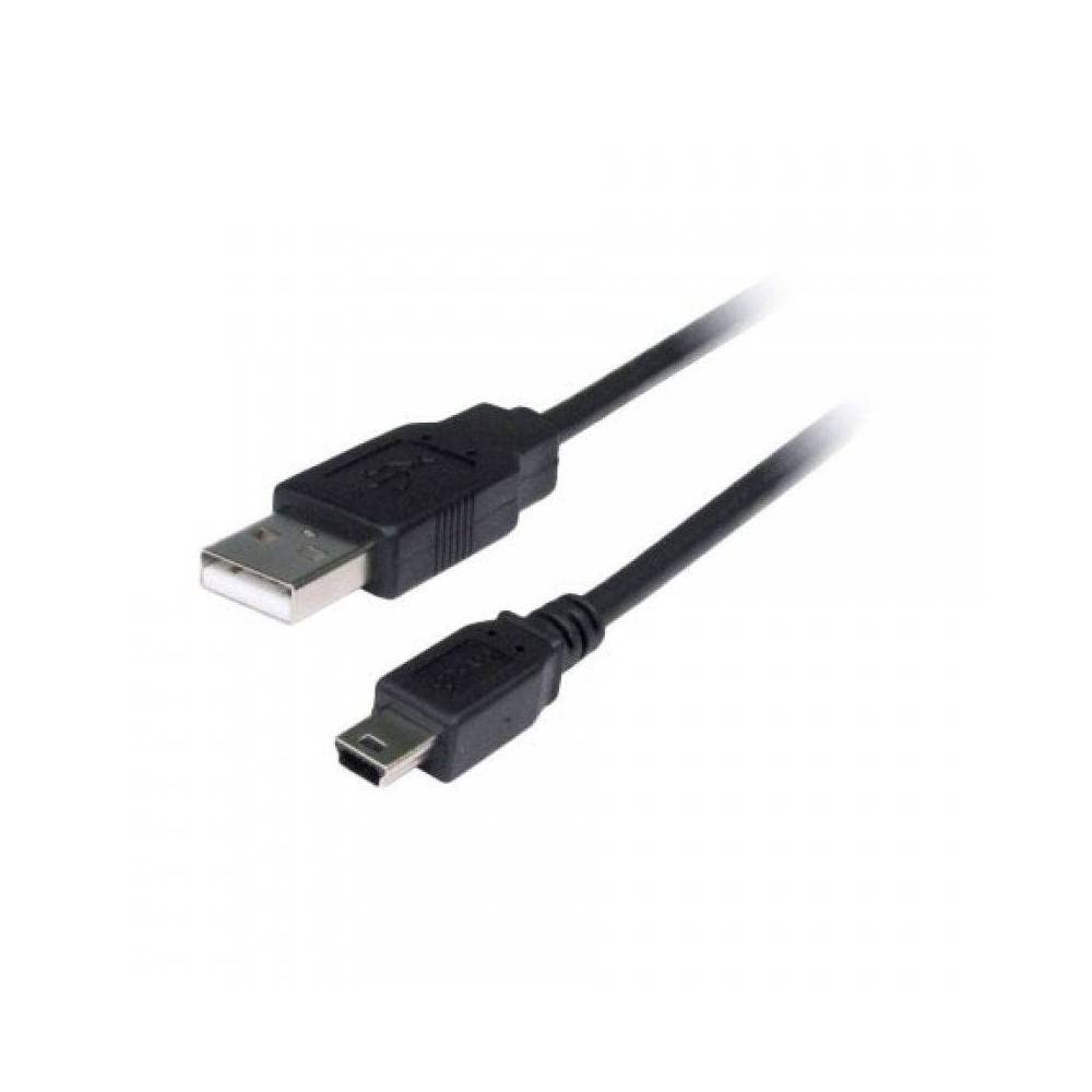 Cable USB 2.0 3GO C107 Mini USB a USB A 1.5m Negro