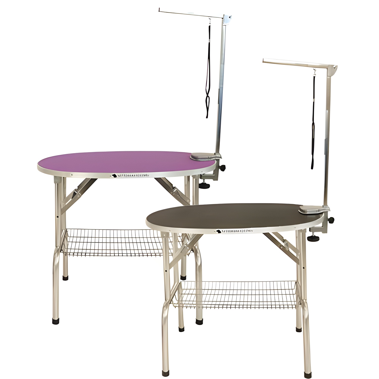 Mesa Plegable Oval para Perros y Gatos Ibañez - Morado