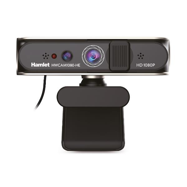 Hamlet HWCAM1080-HE cámara web 2 MP 1920 x 1080 Pixeles USB 2.0 Negro