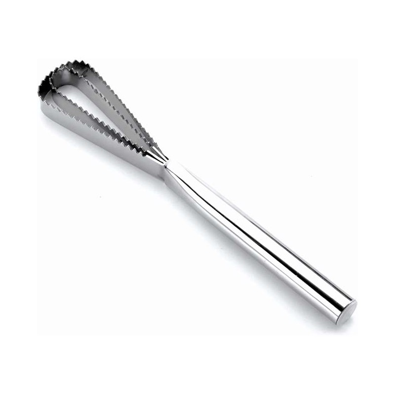 LACOR Desescamador Pescado | Acero Inoxidable | 27,5 cm | Utensilios Cocina | Limpieza Pescado