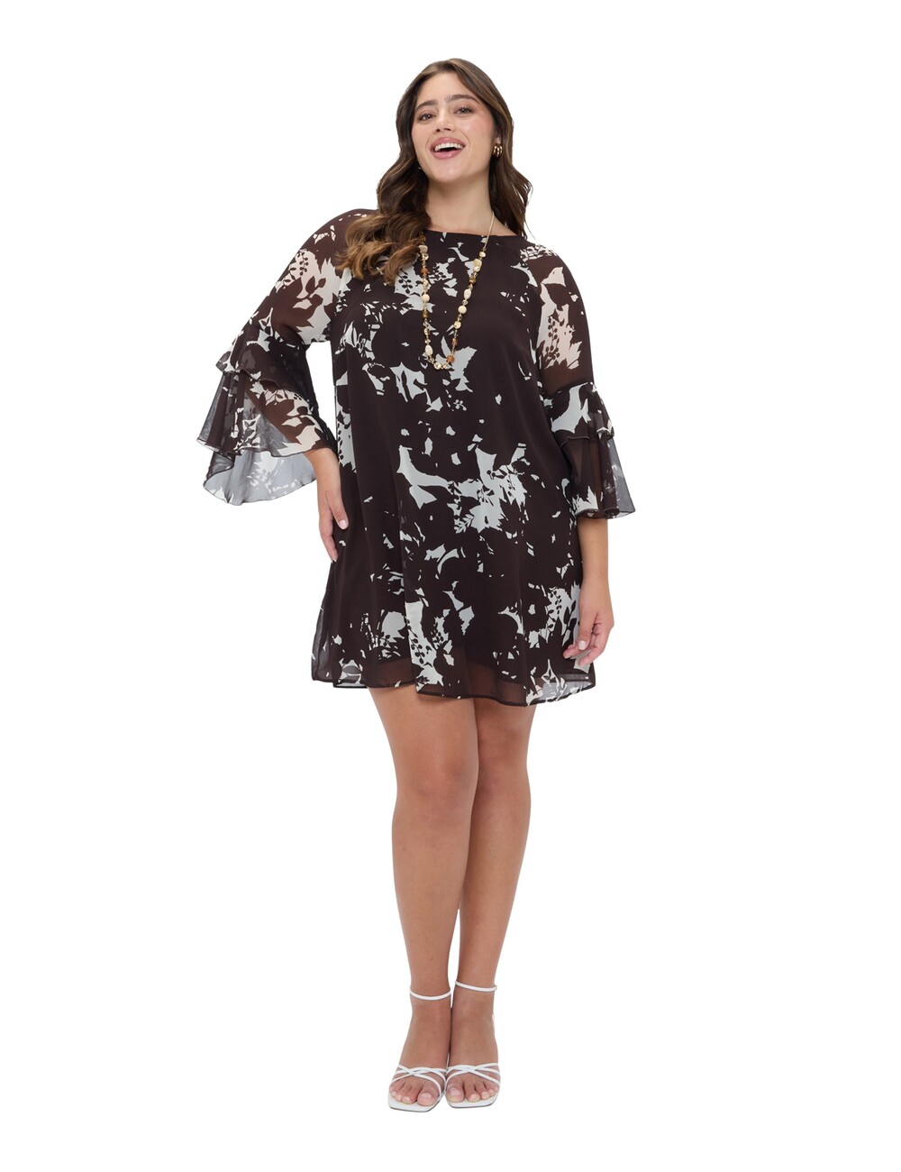 Fiorella Rubino - Vestido corto Free con estampado
