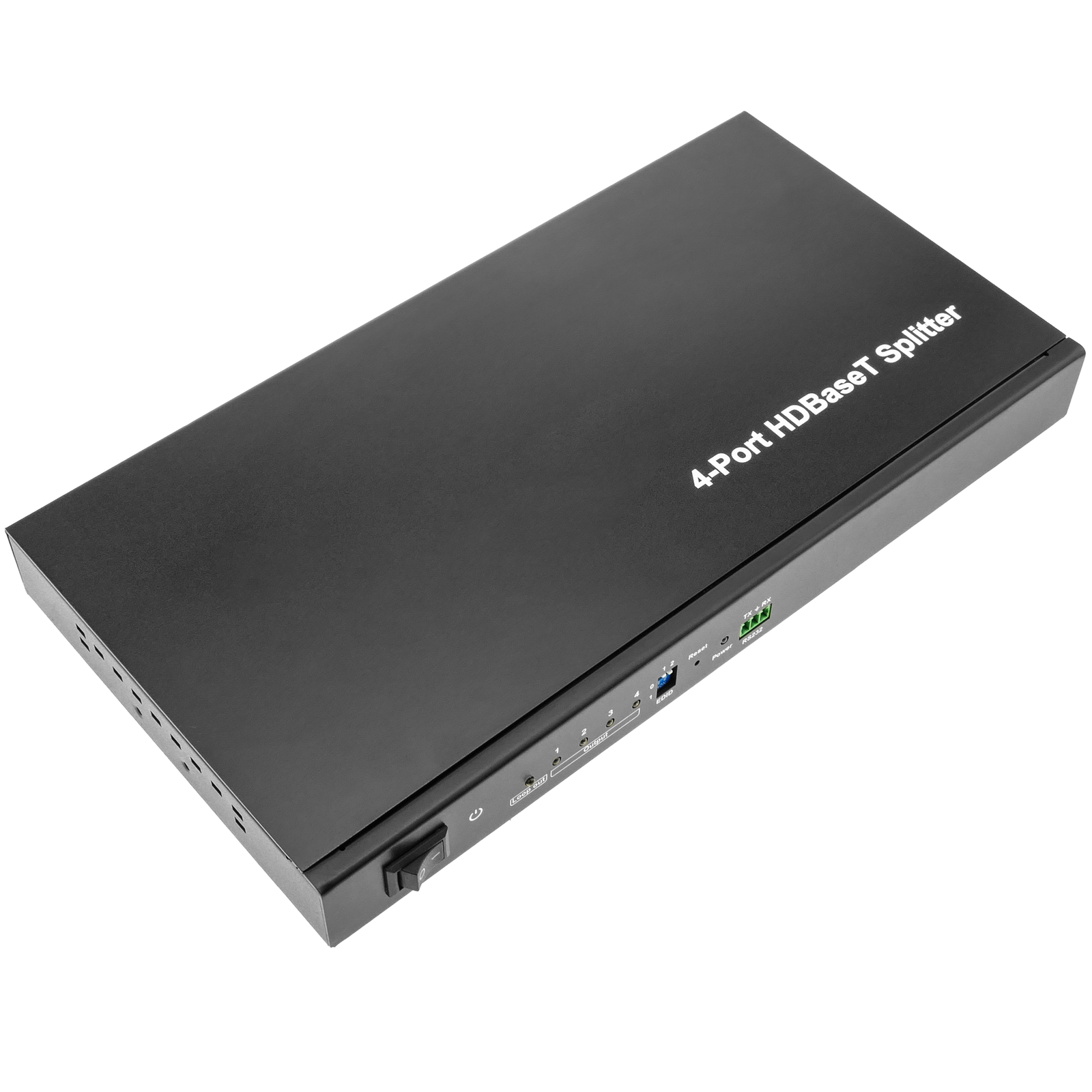 Extensor HDMI UltraHD 4K 2K FullHD 1080p Cat.5e Cat.6 compatible con HDBaseT HDBT 100m - Transmisor 4 puertos - BeMatik