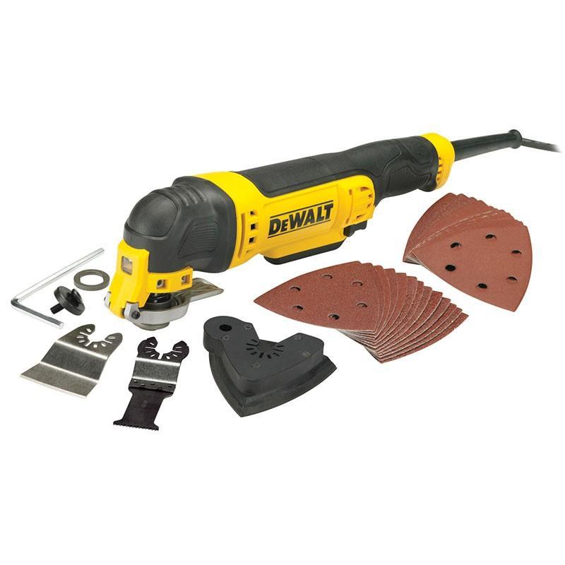 Multiherramienta oscilante 300w dwe315kt con maletin y 37 accesorios
