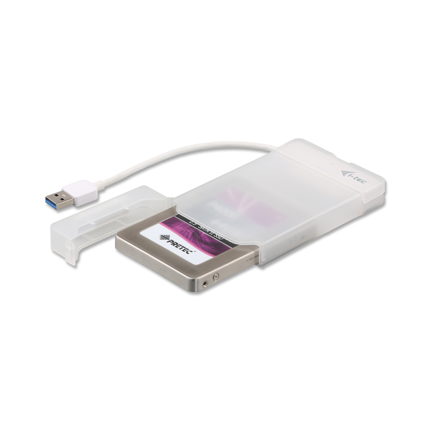 i-tec MySafe USB 3.0 Caja, 2.5", SATA, Serial ATA