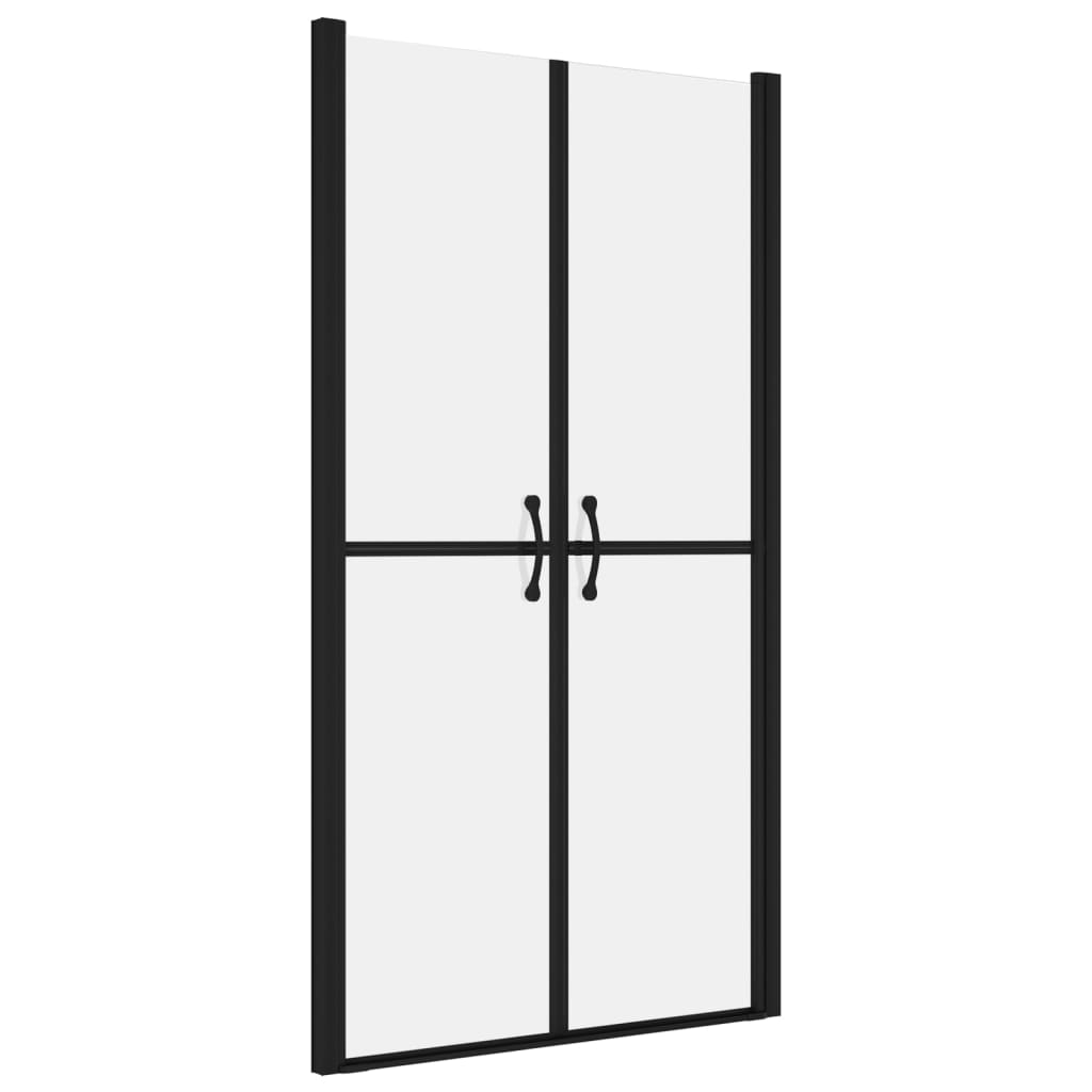 vidaXL Puerta de Ducha ESG Esmerilado (93-96)x190 cm Cabina Baño Aseo Mampara Color Plateado,  Negro, y mas