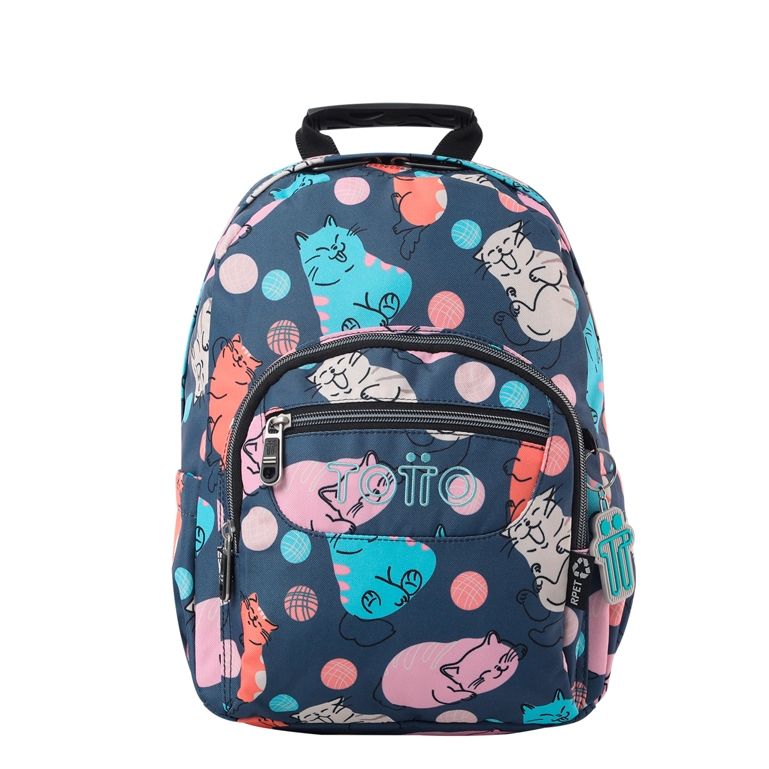 Totto Mochila escolar Tempera Material: Poliéster 27 x36.5 x12 cm