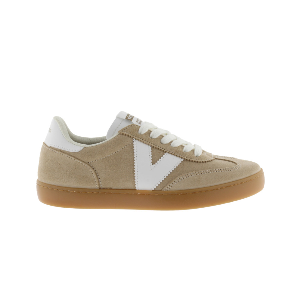 Victoria Berlín Ciclista Zapatillas de serraje con piezas en contraste y suela caramelo 1126212
