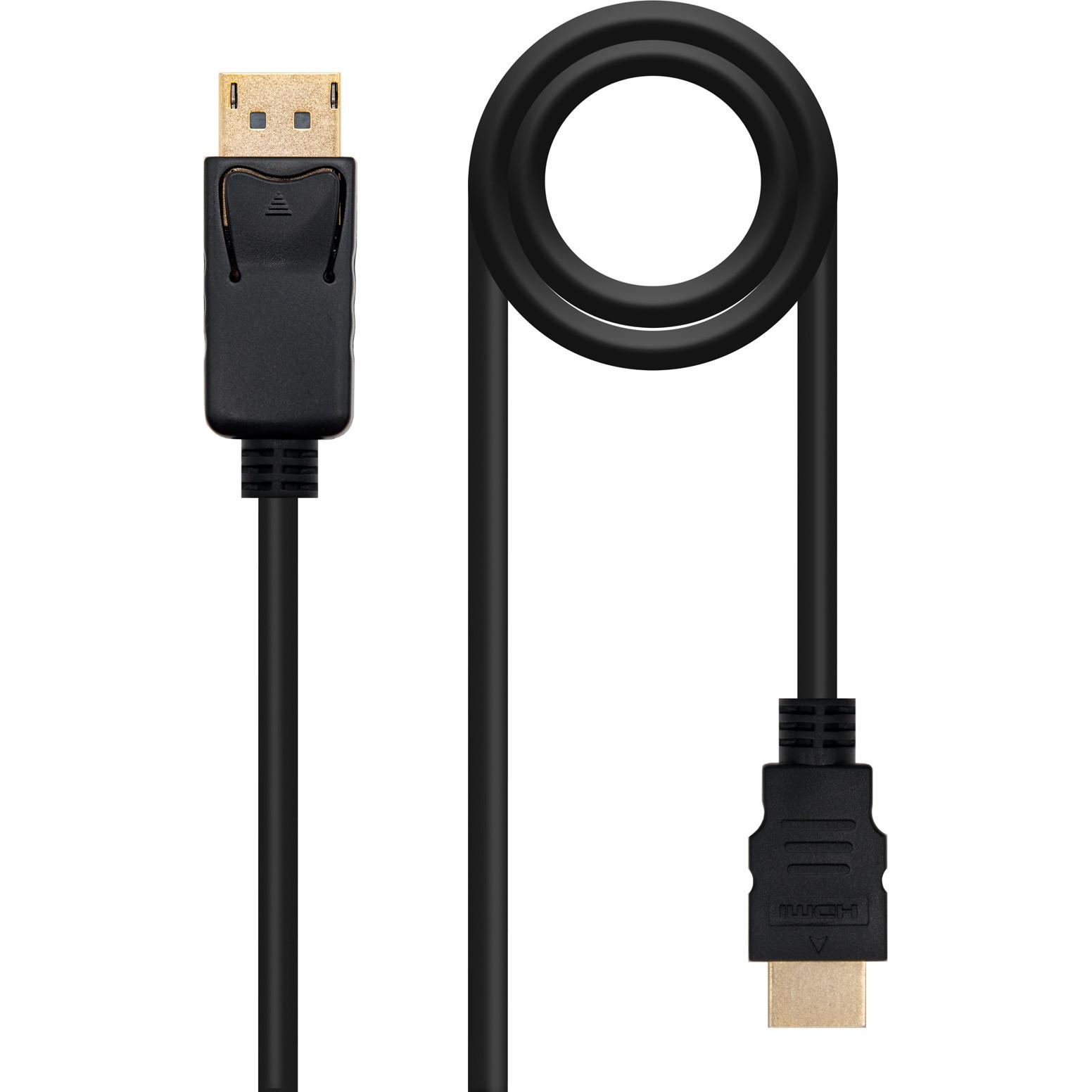 Cable Displayport A Hdmi Negro 1m Nanocable 10.15.4301