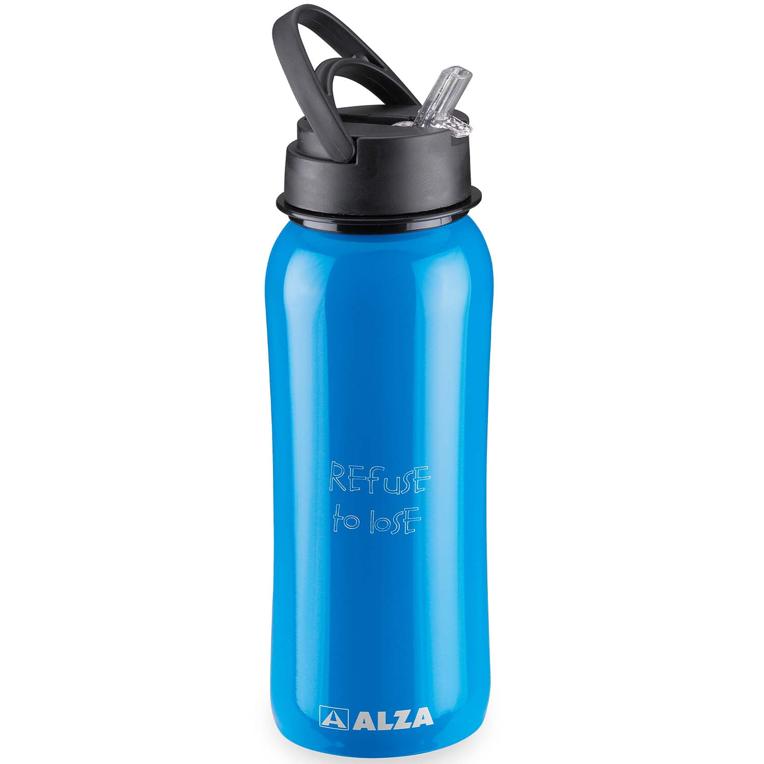 Alza - Alza ® Tokio botella de agua deportiva reutilizable, 750 ml, fabricada en acero inoxidable, muy resistente, libre de BPA, cierre a prueba de fugas, mantiene frescos los liquidos en el interior