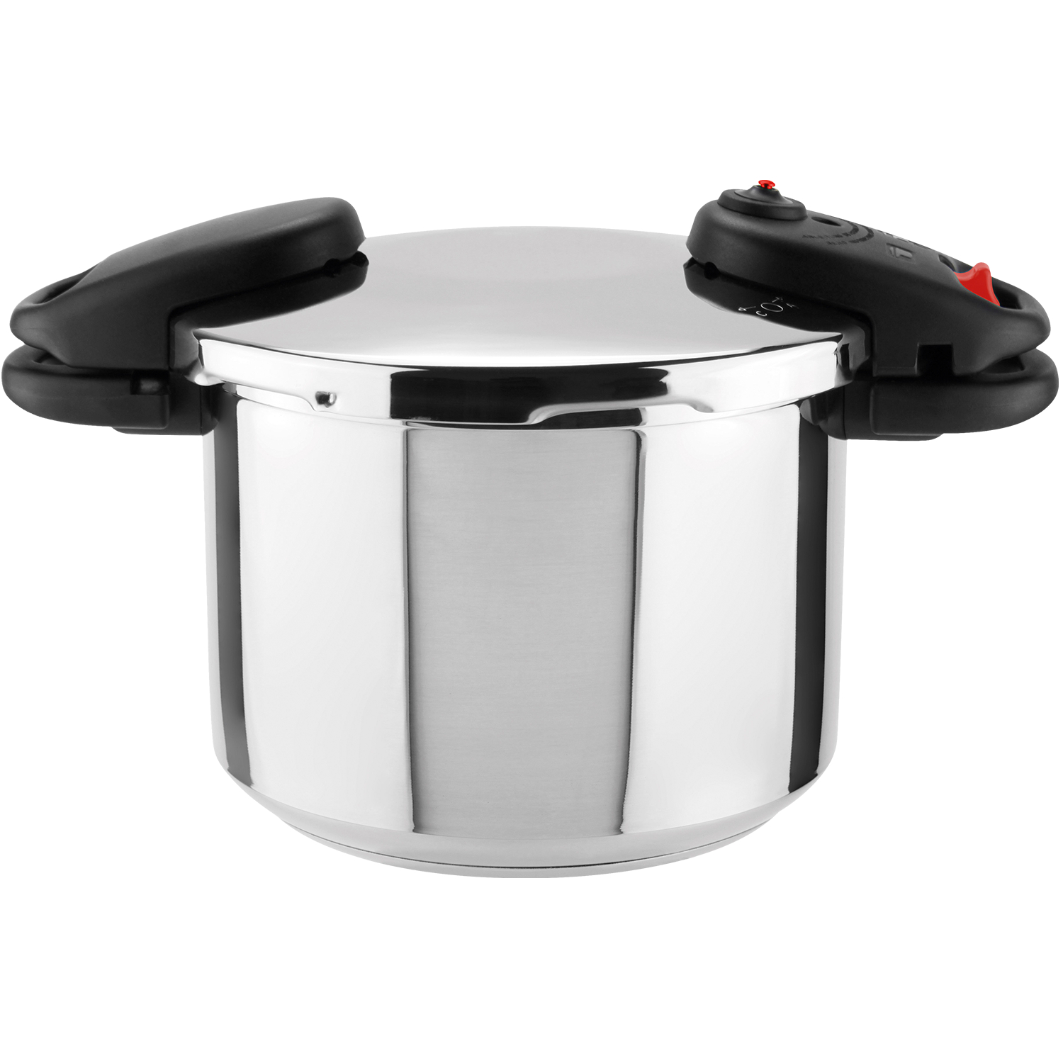 MAGEFESA BALANCE Olla a Presión Súper Rapida de 6L, Acero Inoxidable, Bloqueo Automático, Asas Termo Resistentes, Inducción