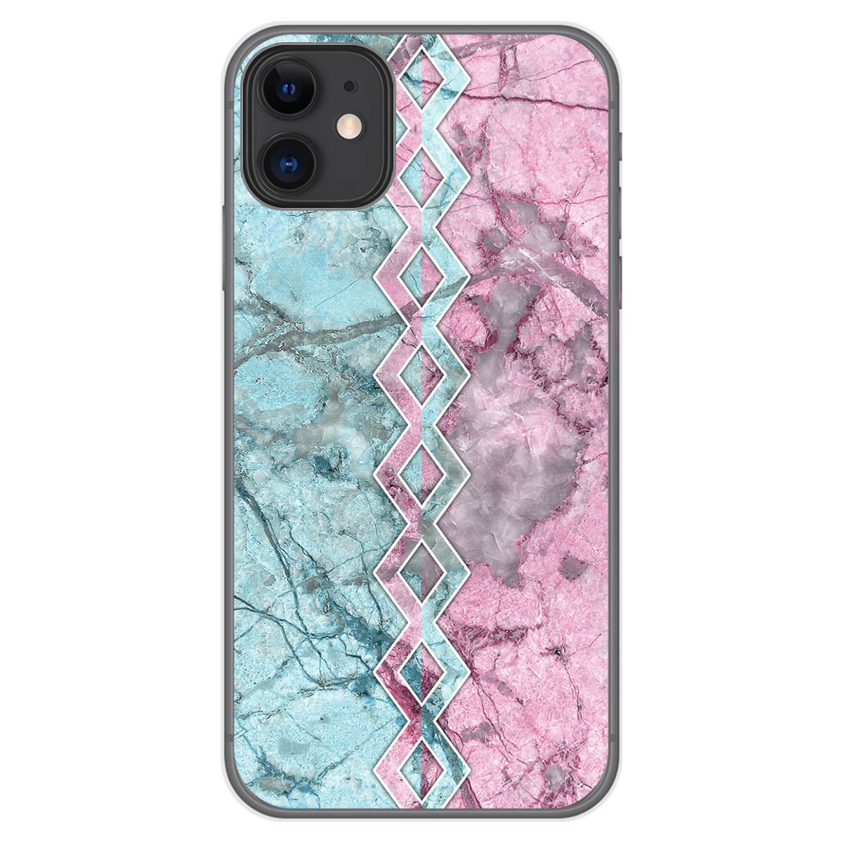 Tumundosmartphone Funda Gel Tpu para Iphone 11 (6.1) diseño Mármol 08 Dibujos
