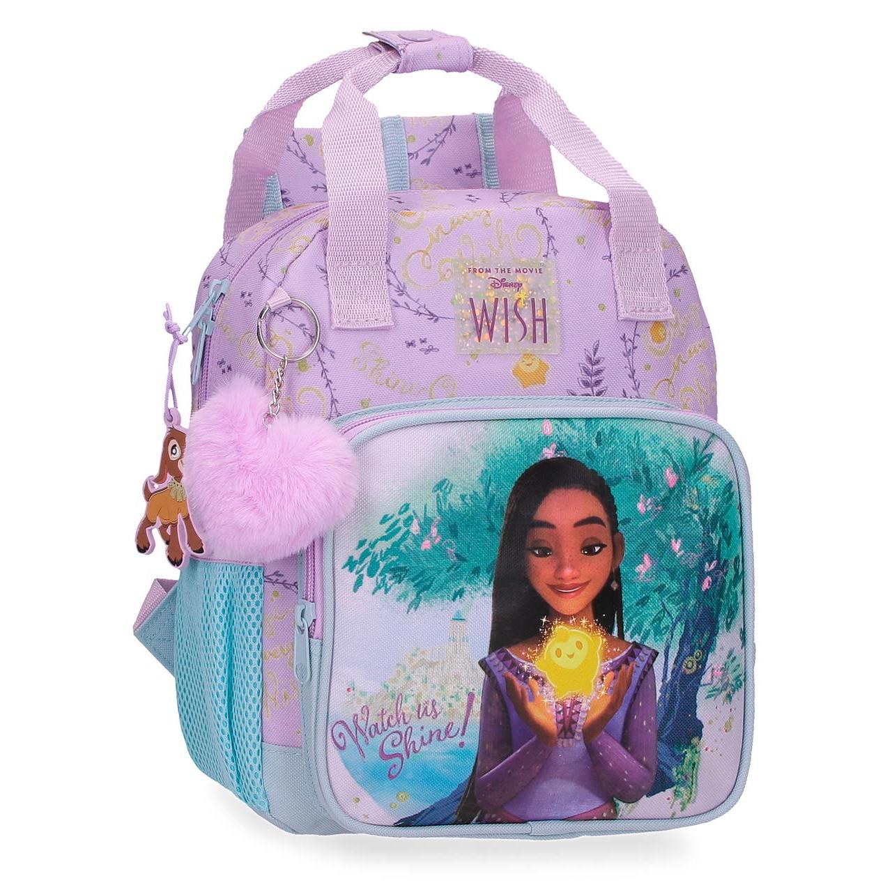 Disney Mochila Escolar Poliéster Watch Us Shine Rosa