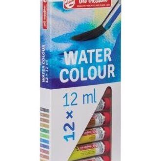 TALENS COMBISET ACUARELA TALENS TUBO 12ML 12 COLORES SURTIDOS TALENS ART CREATION 16x2x11 Cms.