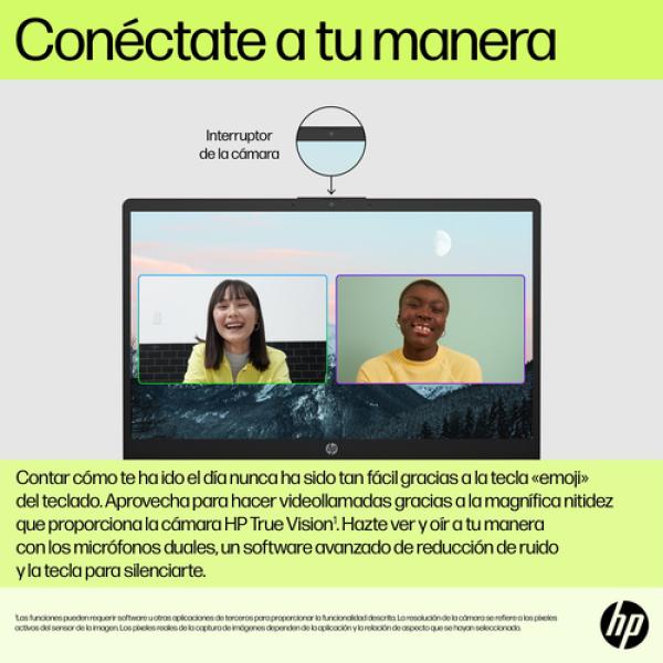 HP laptop 15-fd0342ns intel I3-N305 8GB 256GB 15.6"FHD W11H keyb SP bt7p3ea