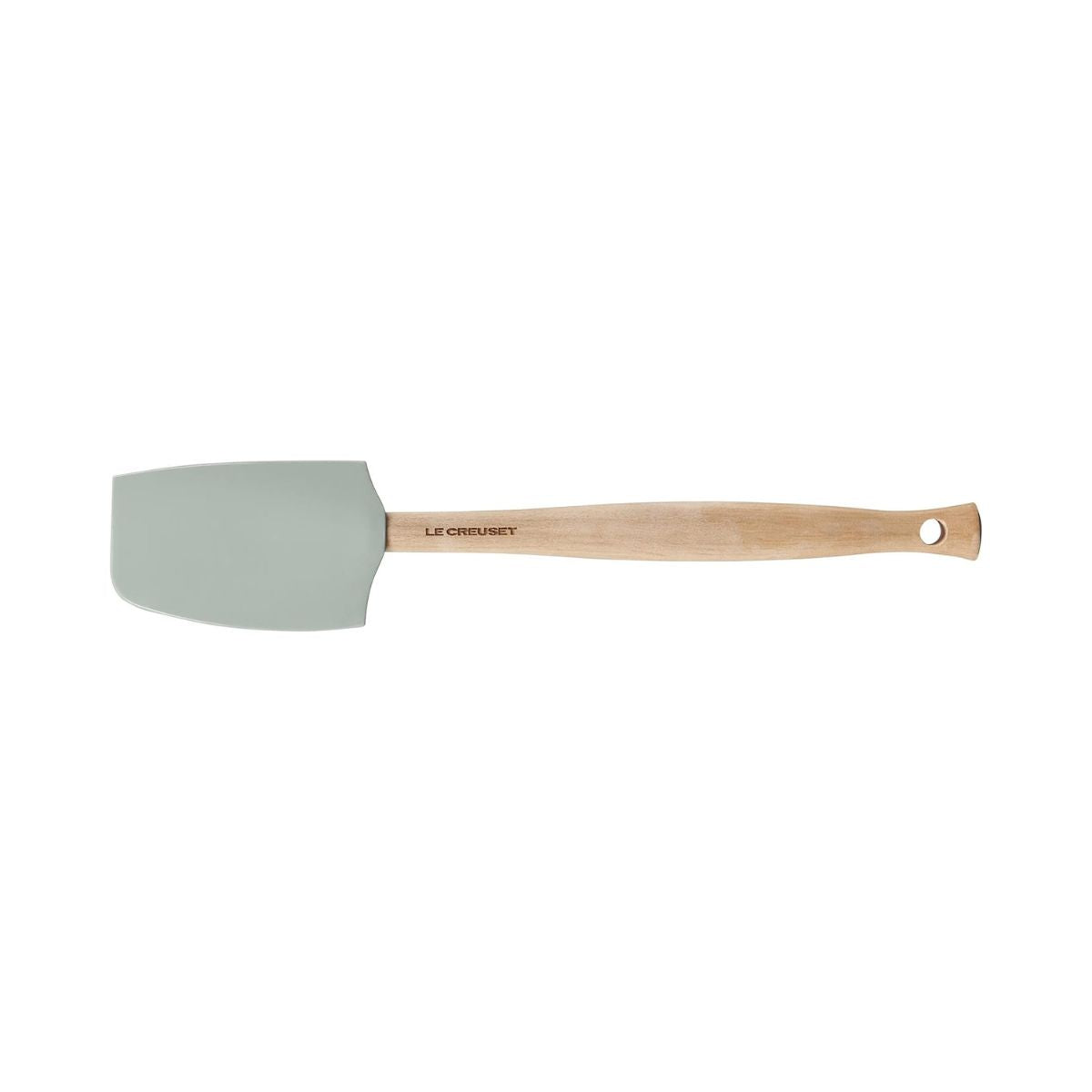 Espátula de Cocina Le Creuset Craft con Cabezal de Silicona Resistente a 250 °C, Mango de Madera, 28,5 cm