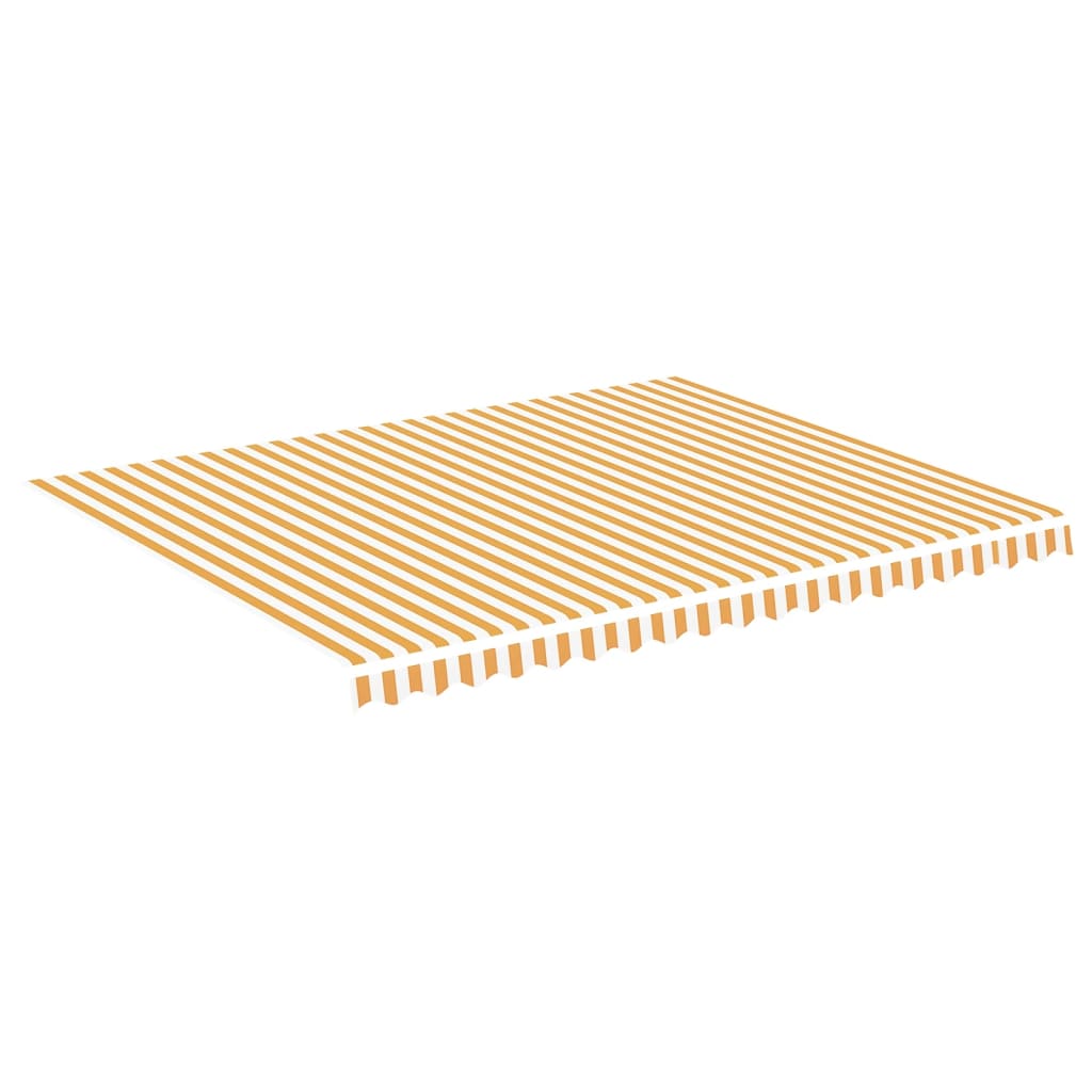 Vidaxl Tela de Repuesto para Toldo 4,5x3,5 M Color Azul y Blanco, Crema, Amarillo y Blanco, Protección Rayos UV