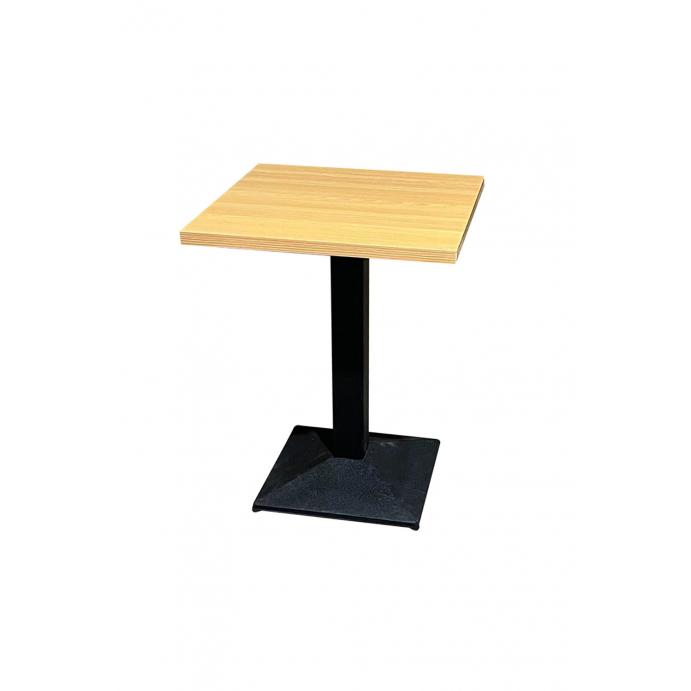 Regalos Miguel - Mesas Bar - Mesa Kuat Black 60 cm - Madera clara