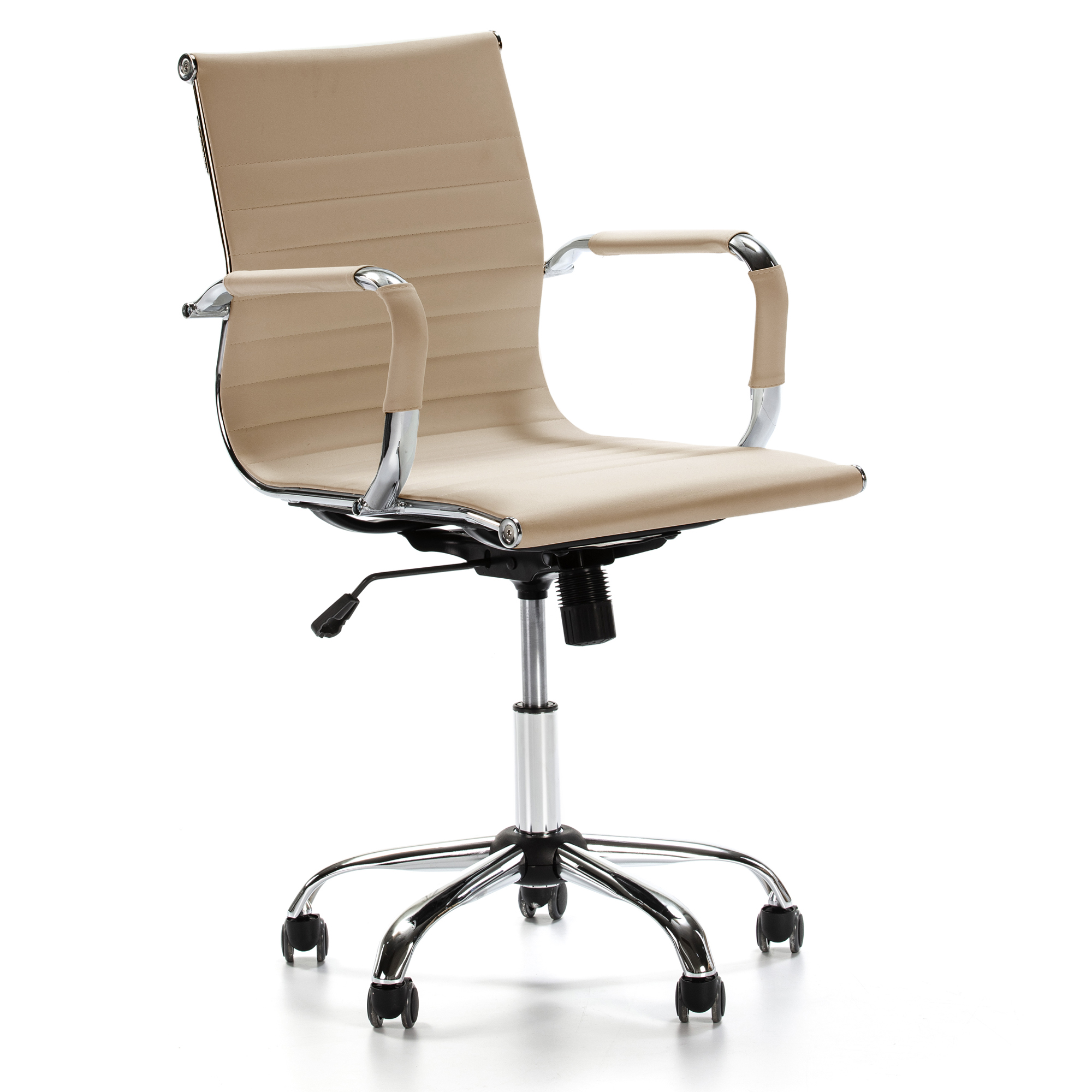VS Venta-Stock Sillón de Oficina Croma reclinable, Piel sintética, Altura Ajustable