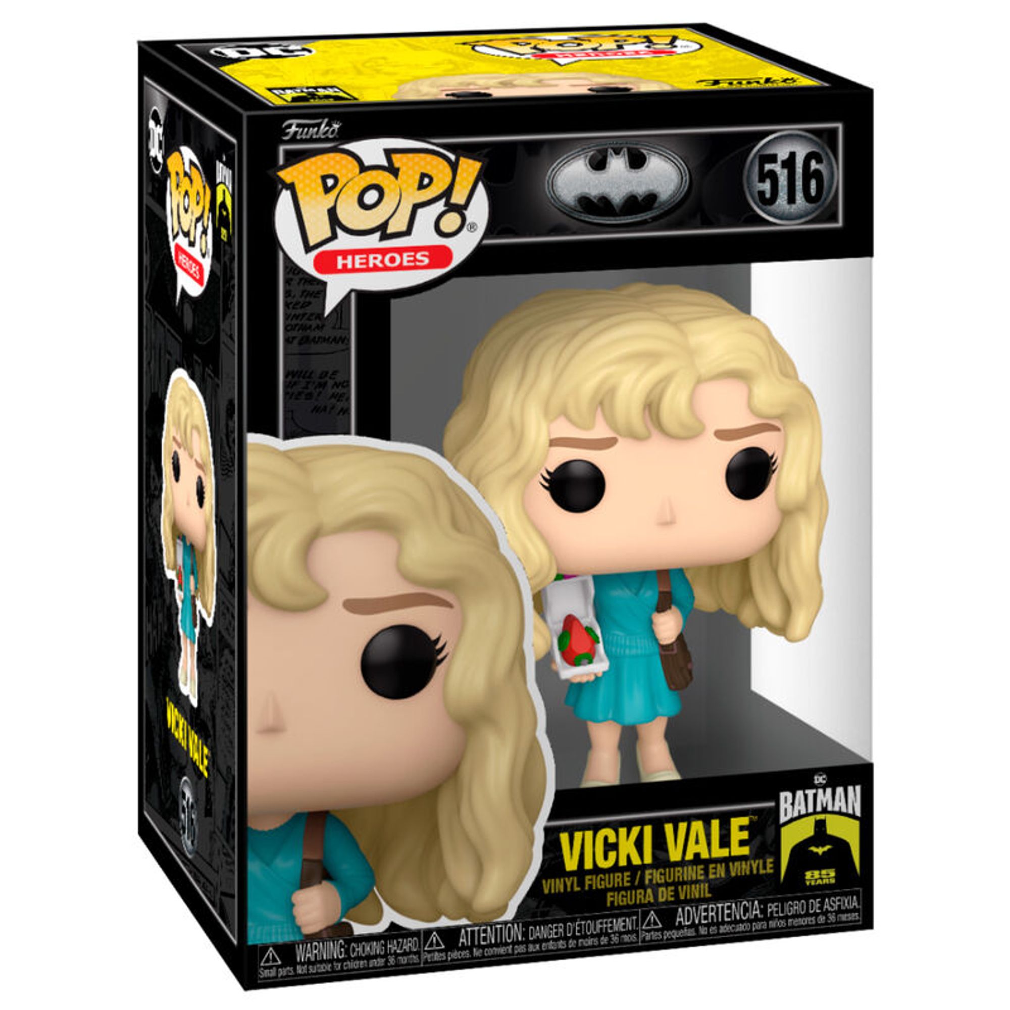 Figura Coleccionable Vicki Vale de Batman 1989 para Fans y Coleccionistas, Mini Figura de Vinilo Detallada con Accesorios, Ideal para Regalos y Exhibición
