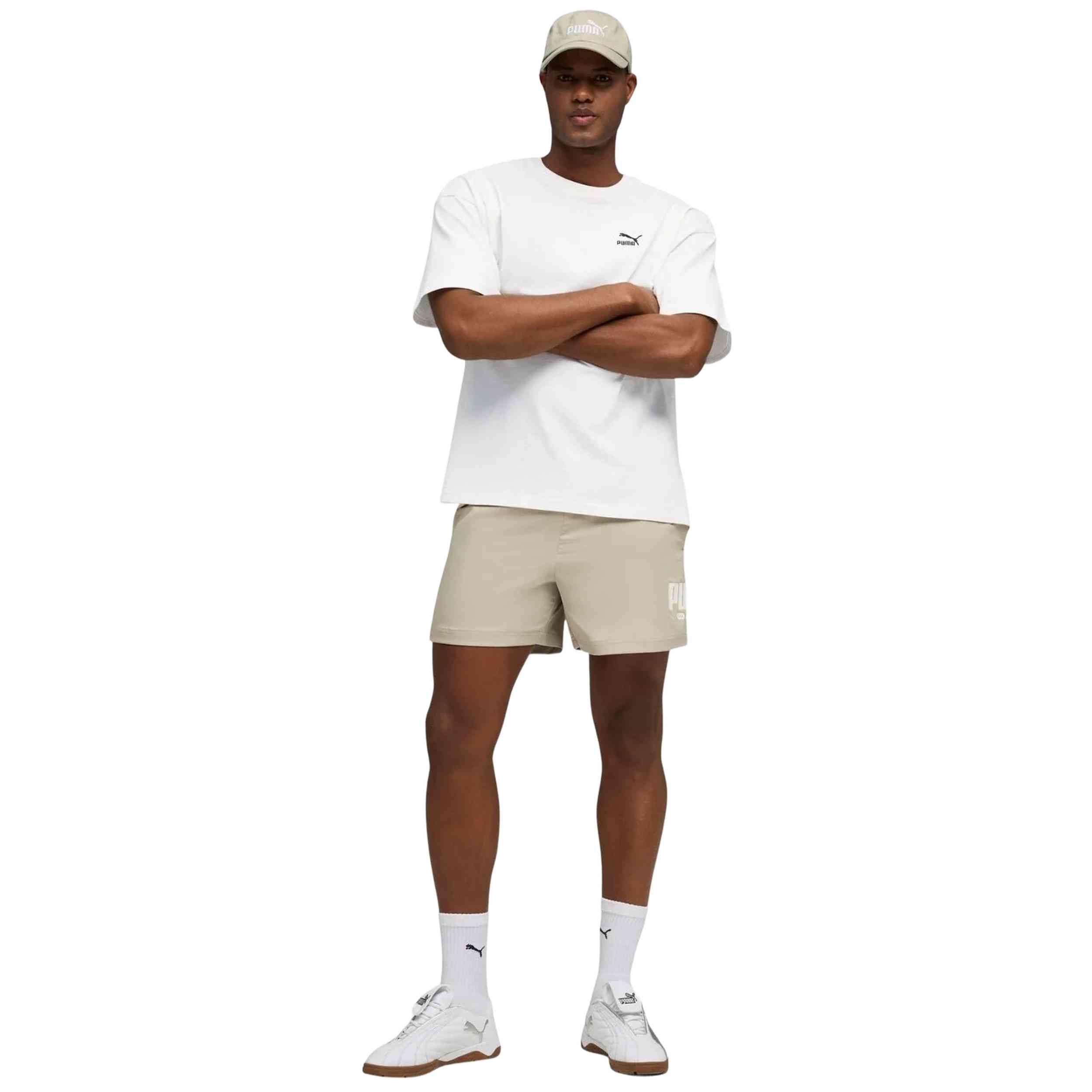 Short Puma modelo Ess Logo Lab Puma Wo en color Beig