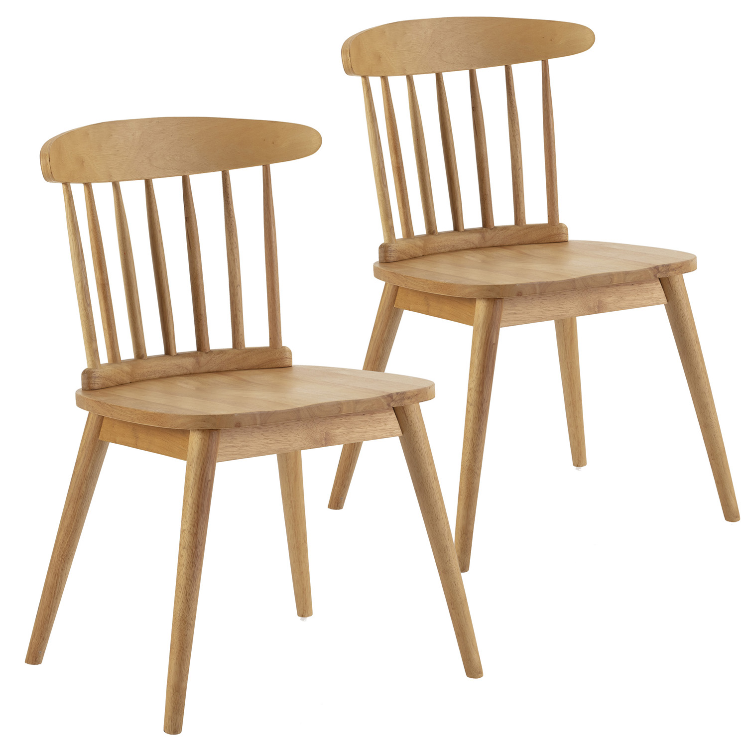 VS Venta-Stock Pack 2 sillas Ben de madera