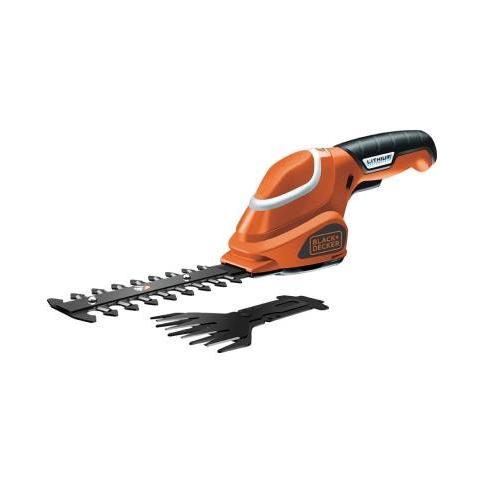 Kit Tijera + Arreglasetos GSL700 7V 1,2Ah Li. Black&Decker