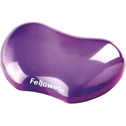 Fellowes gel crystals flexible wrist rest, violet