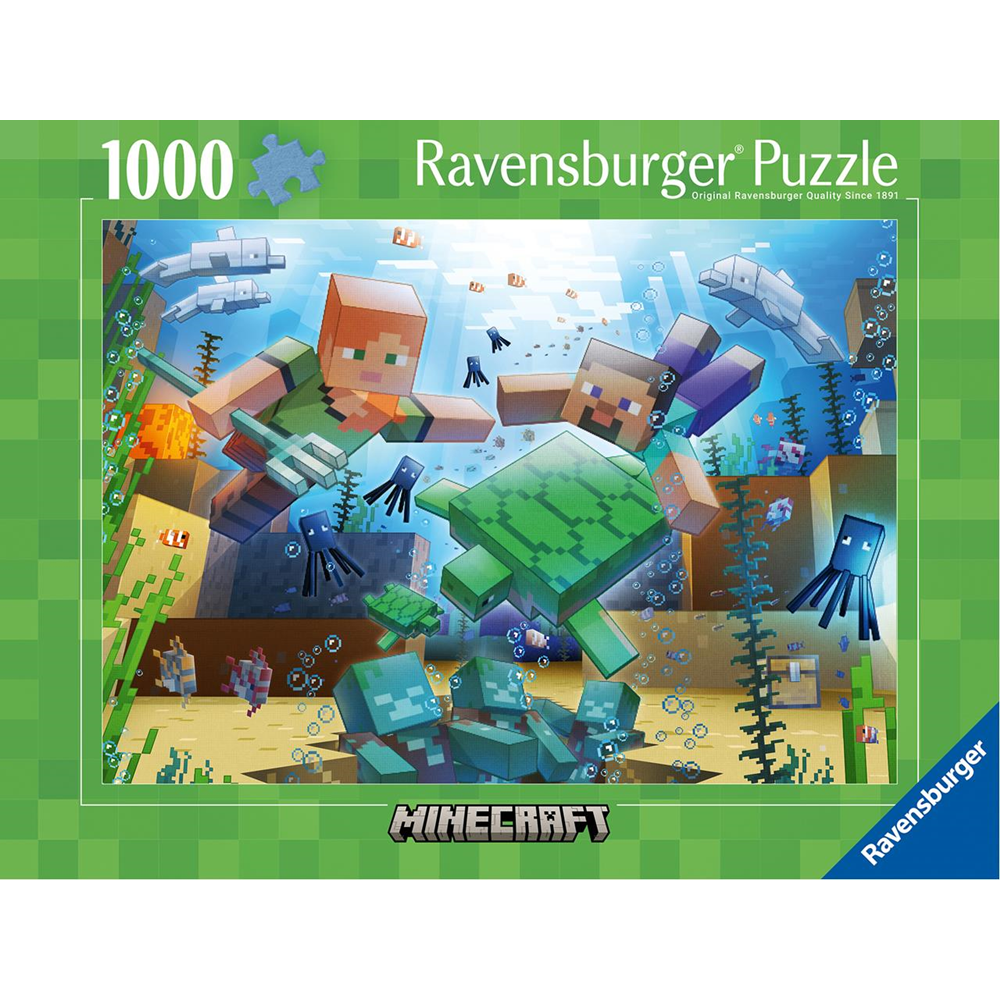 Puzzle de 1000 piezas Minecraft (Ravensburger 12000421)