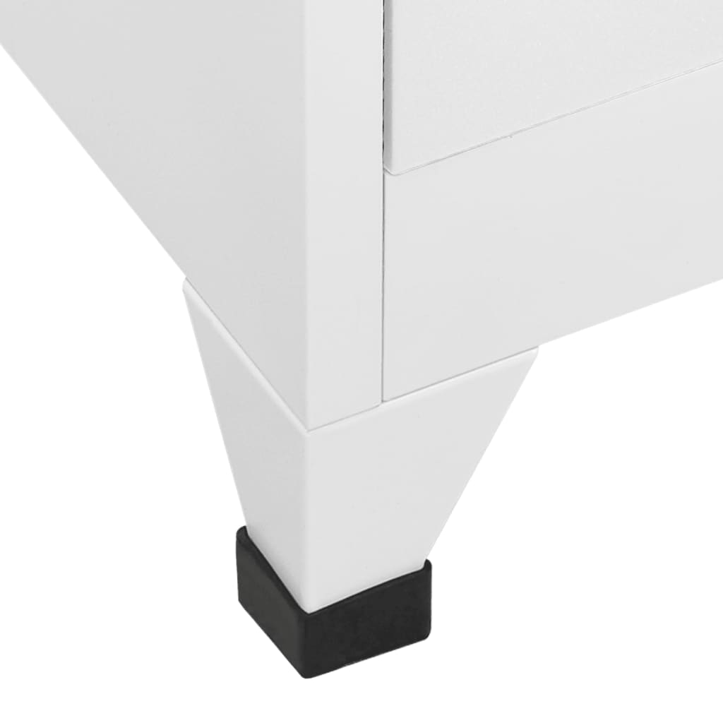 vidaXL Taquilla con 18 compartimentos de metal 90x40x180 cm
