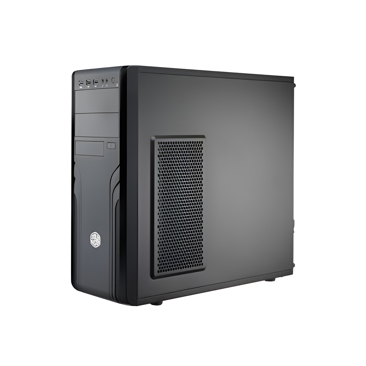 Cooler Master Force 500 Desktop Computer Box, 3.5mm, 2 x USB 2.0, USB 3.0, Black