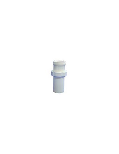 Hidrotecnoagua Racor para Sifones PVC C/tuerca Loca Ø40 1½" T-207 - Desagüe y Colador de Cocina