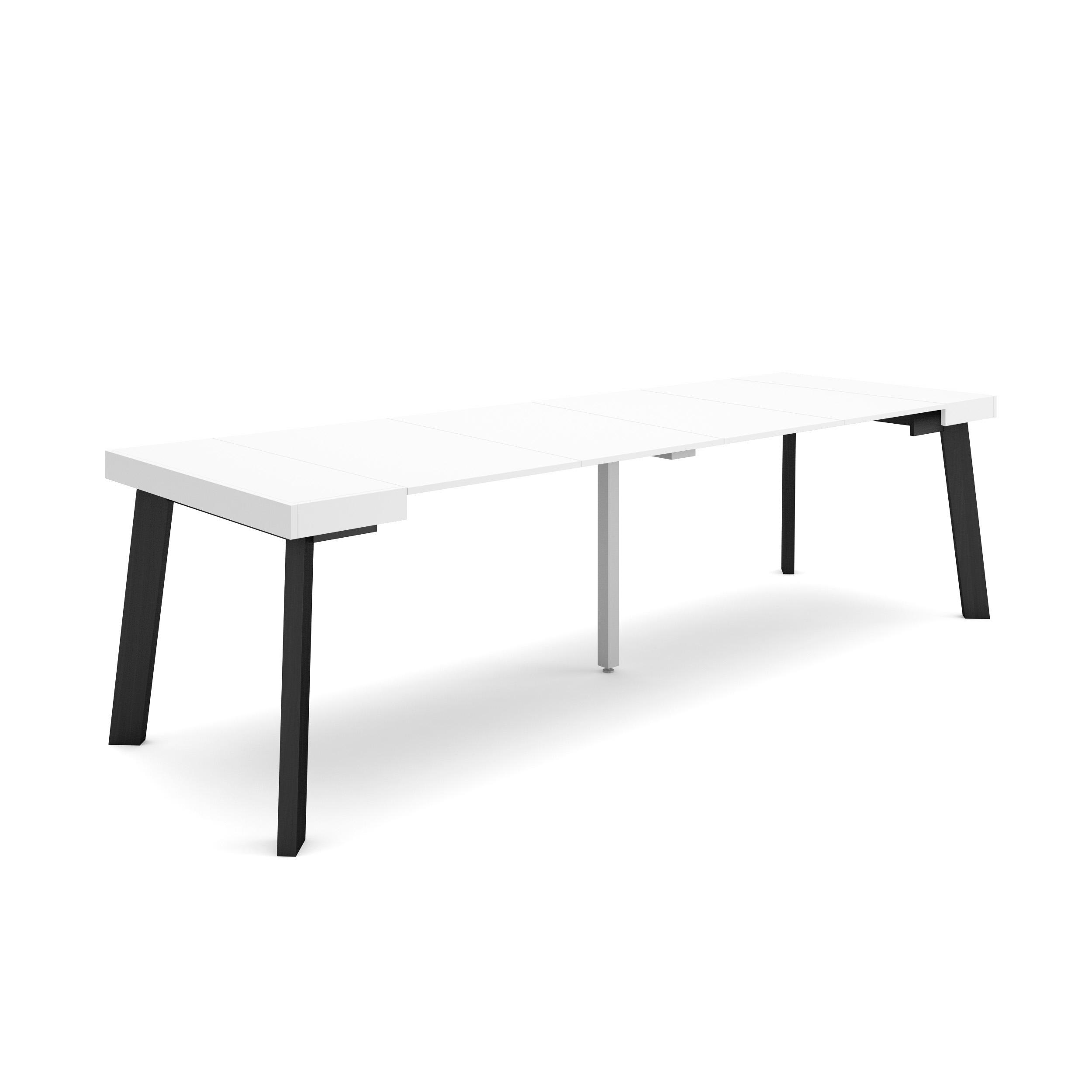 Skraut Home, Mesa Consola Extensible, Mesa Auxiliar, Tapa, 58/262x90x73cm, Práctica y Versátil, Estilo Moderno, Fácil Montaje