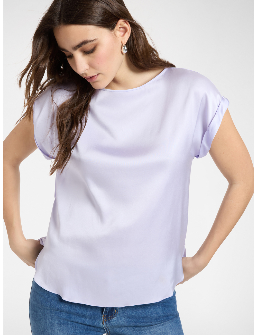 Elena Mirò - Blusa de satén