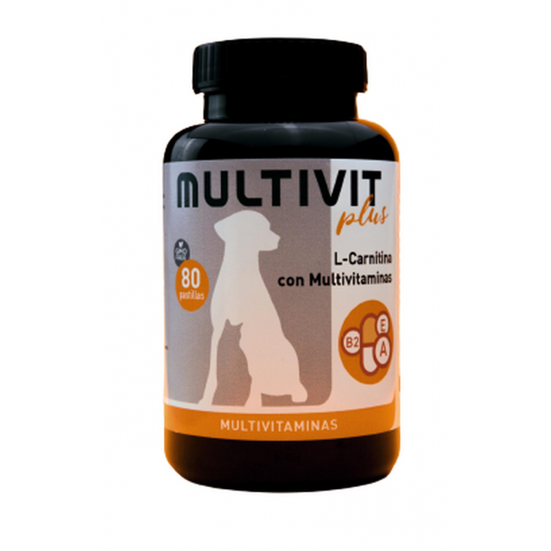 MULTIVIT Plus con L-Carnitina y Microelementos es un suplemento a la nutrición de perros y gatos.