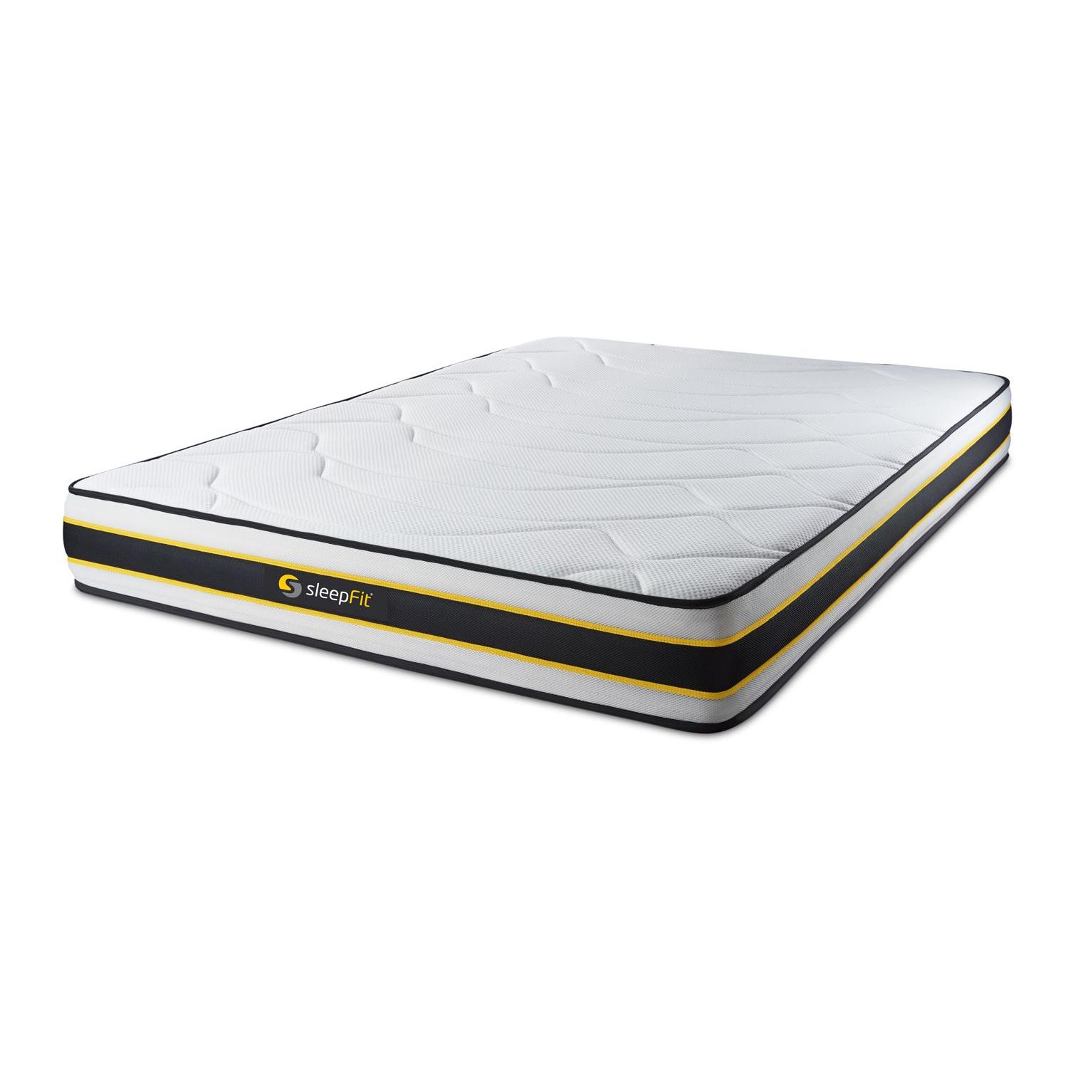 Colchón FLEXY 180x190cm, Grosor: 22cm, Muelles ensacados y espuma viscoelástica, Firme, 3 zonas de confort