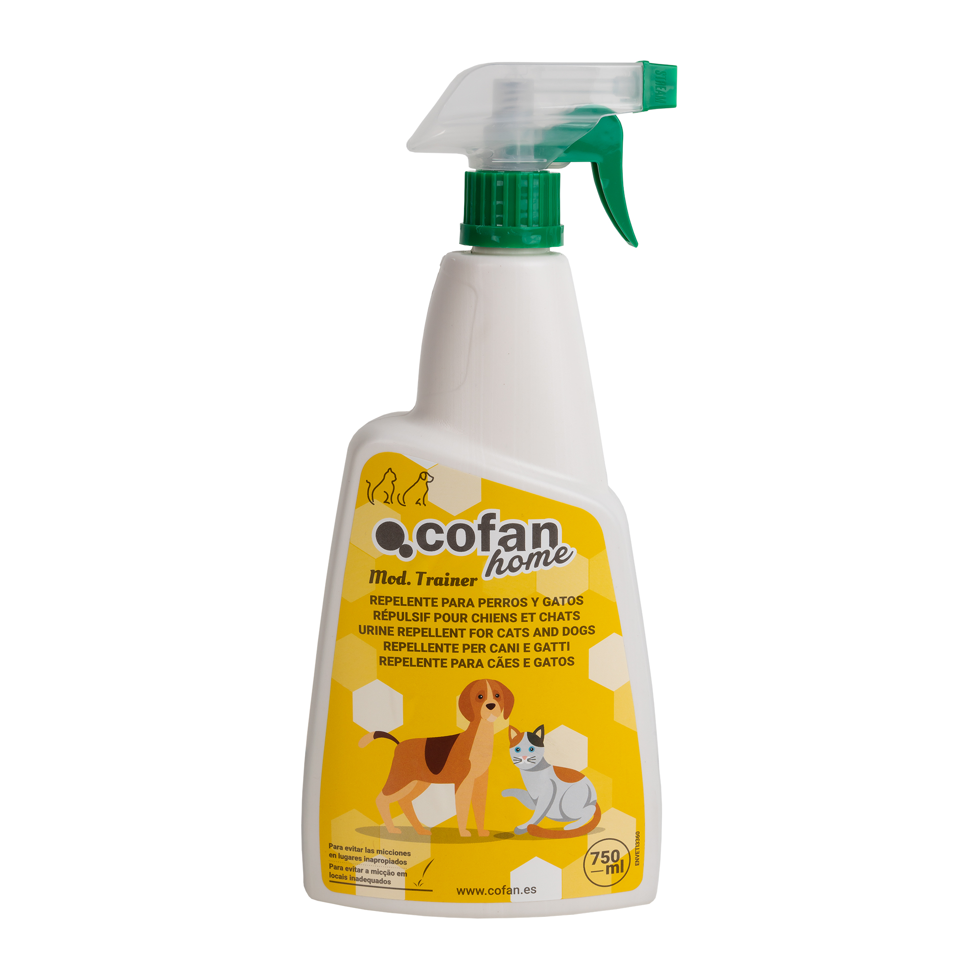 Cofan | Repelente para Perros y Gatos | Capacidad 750 ml