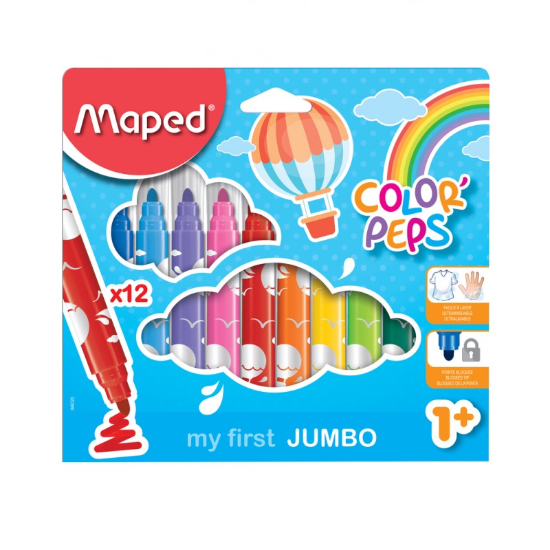 Maped - Colour'Peps rotulador Colores surtidos 12 pieza(s) 846222