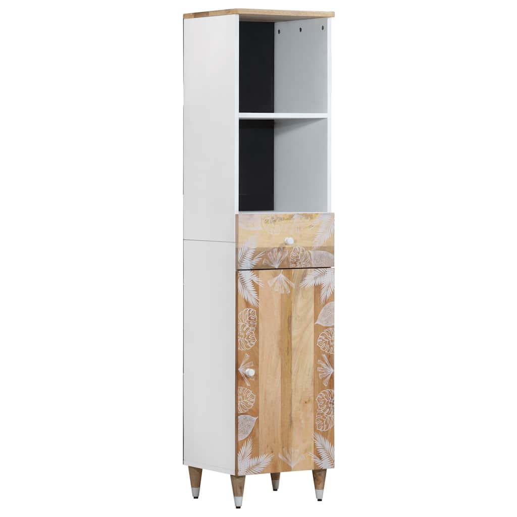 vidaXL Mueble de baño madera maciza de mango 38x33,5x160 cm