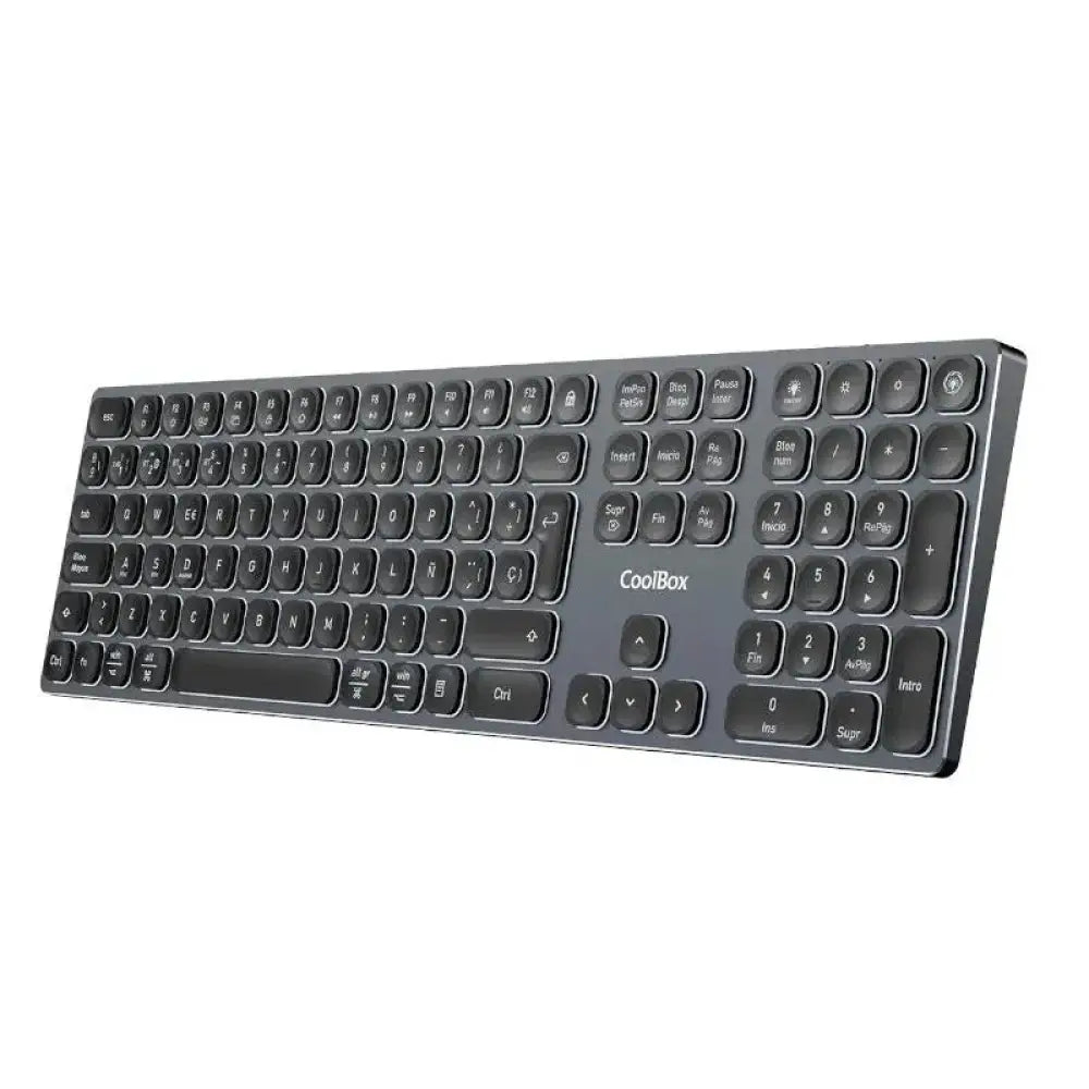 Teclado de tijera CoolBox Moonlight Key B431 Layout ES retroiluminado inalámbrico