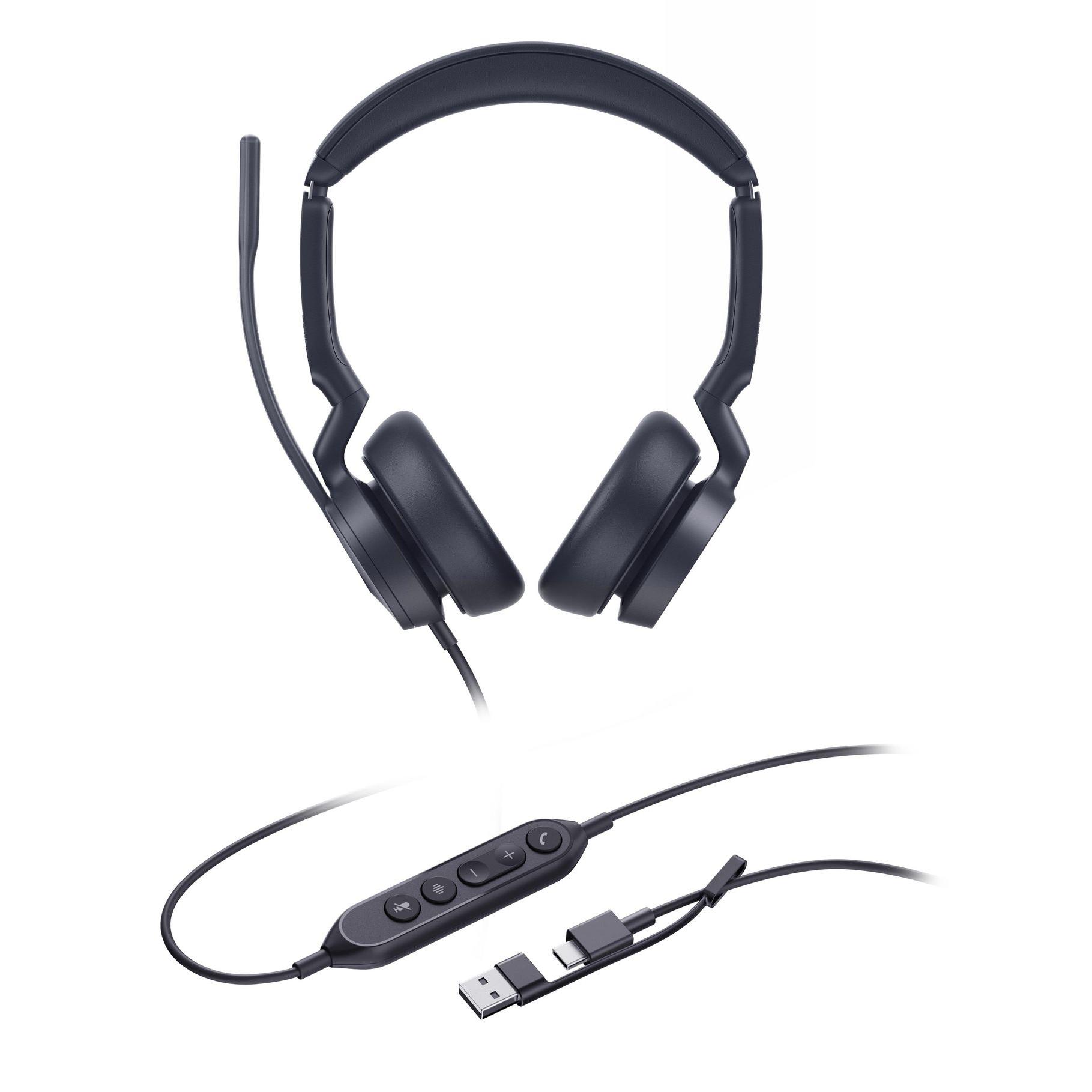 Uh46 dual uc usb-c/a headset