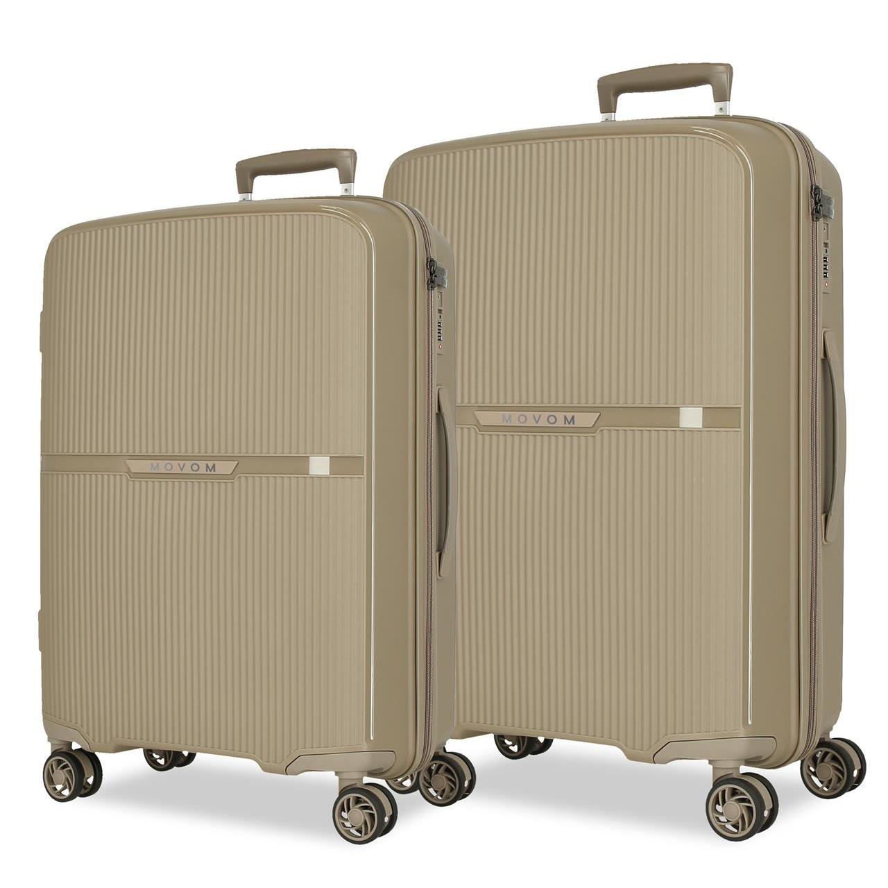 Juego de maletas Movom Moon pp movom taupe 76x32x51 cm