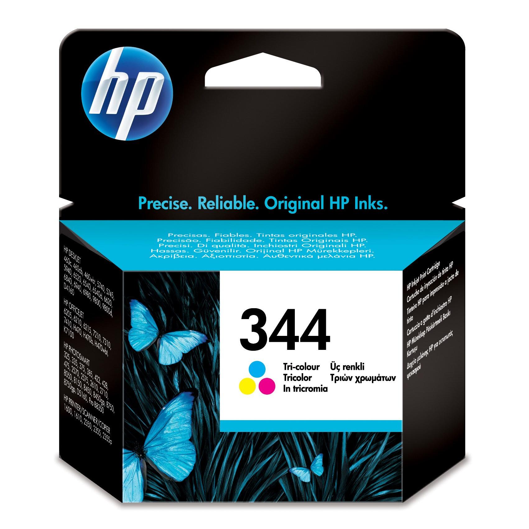 Cartucho de tinta original HP 344 tri-color