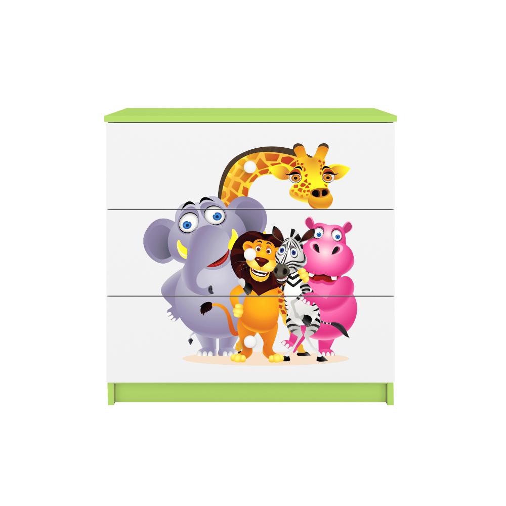 Cómoda Kocot Kids BabyDreams Zoo Green